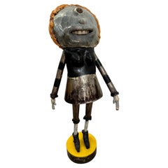Lucido Costello Escultura original de hierro Hand Made