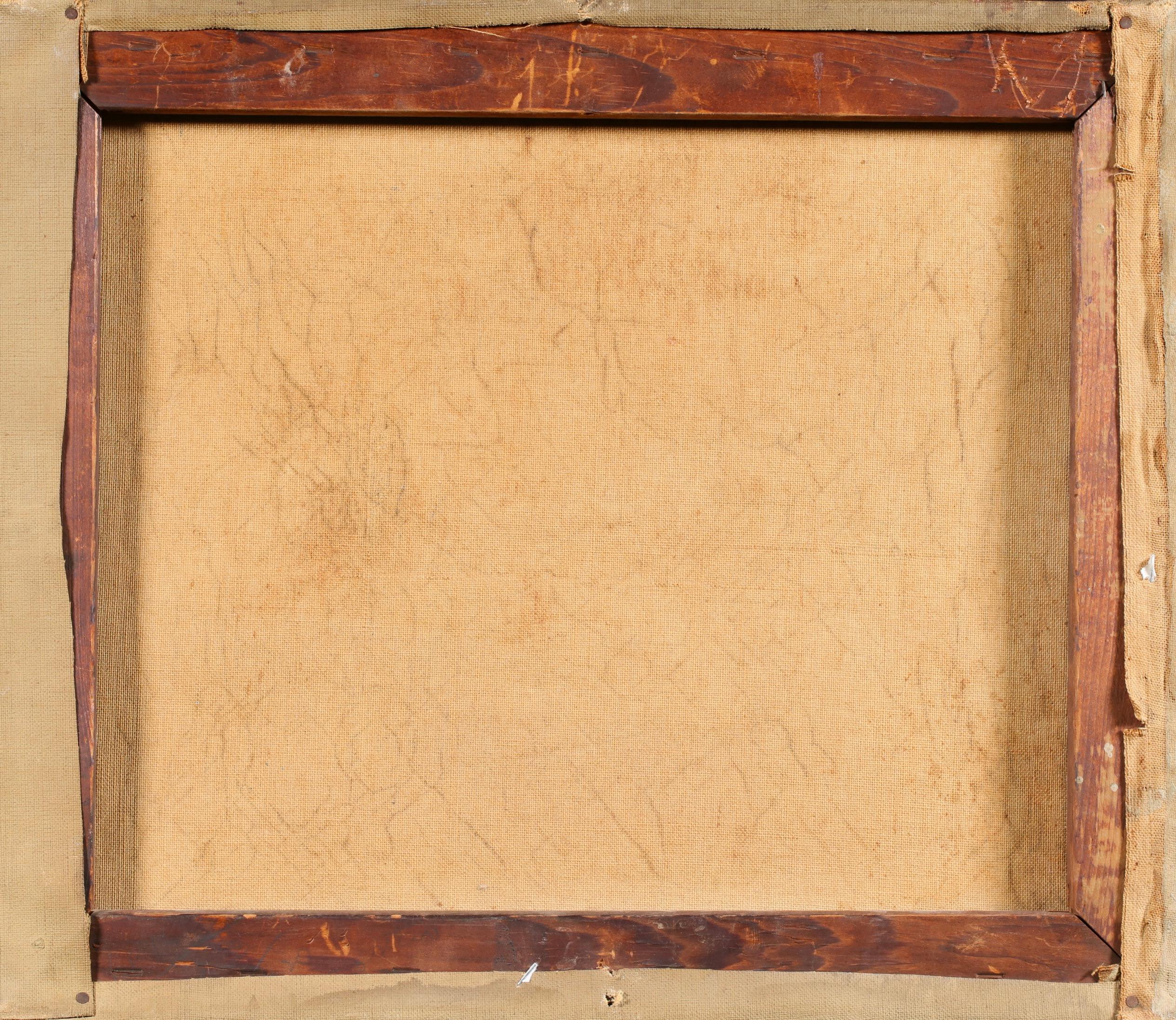 Fleurs sur une table - Postimpressionistisches Stillleben Öl von Lucie Cousturier im Angebot 10