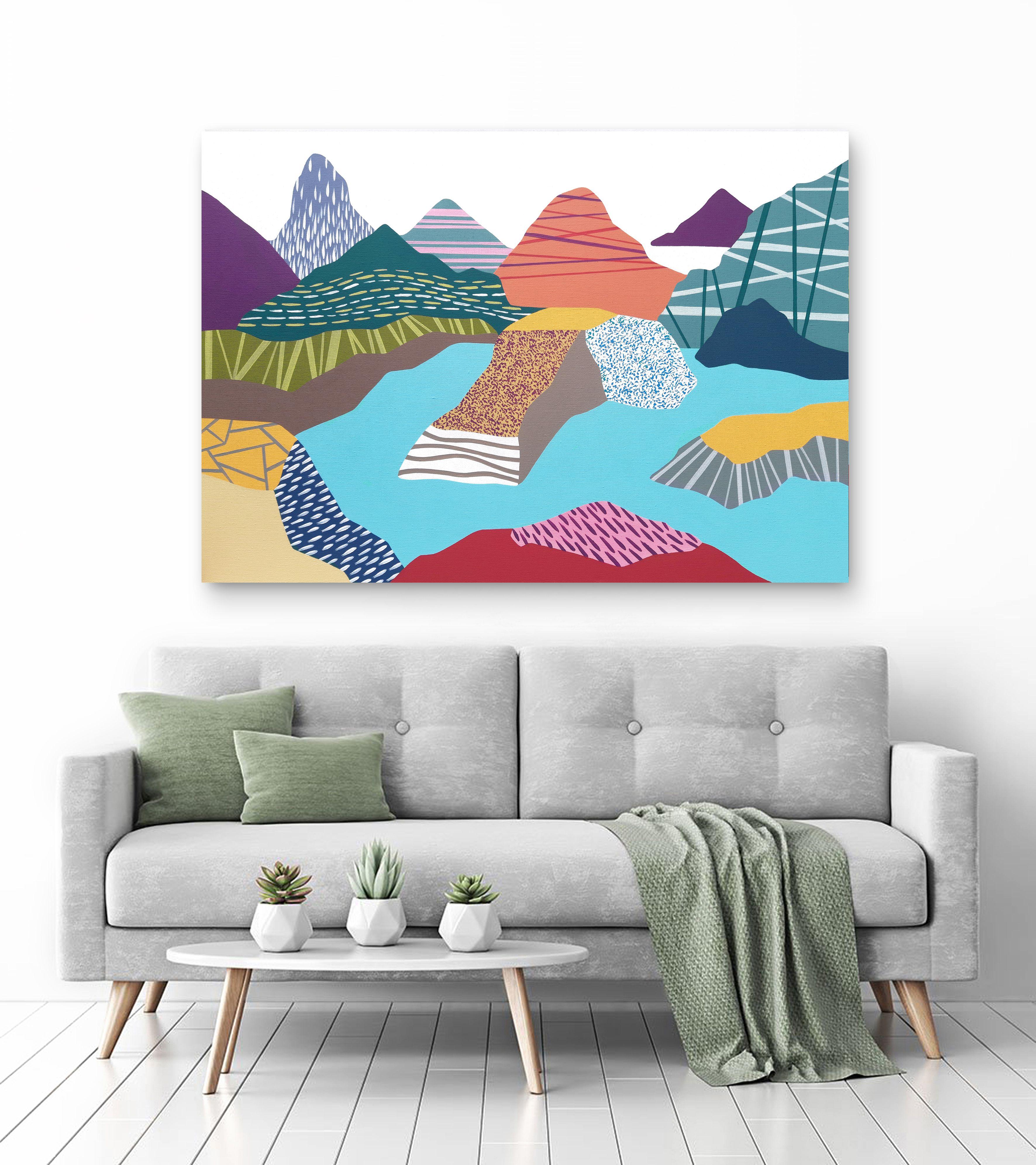 En las montañas 13, Pintura, Acrílico sobre lienzo en venta 1