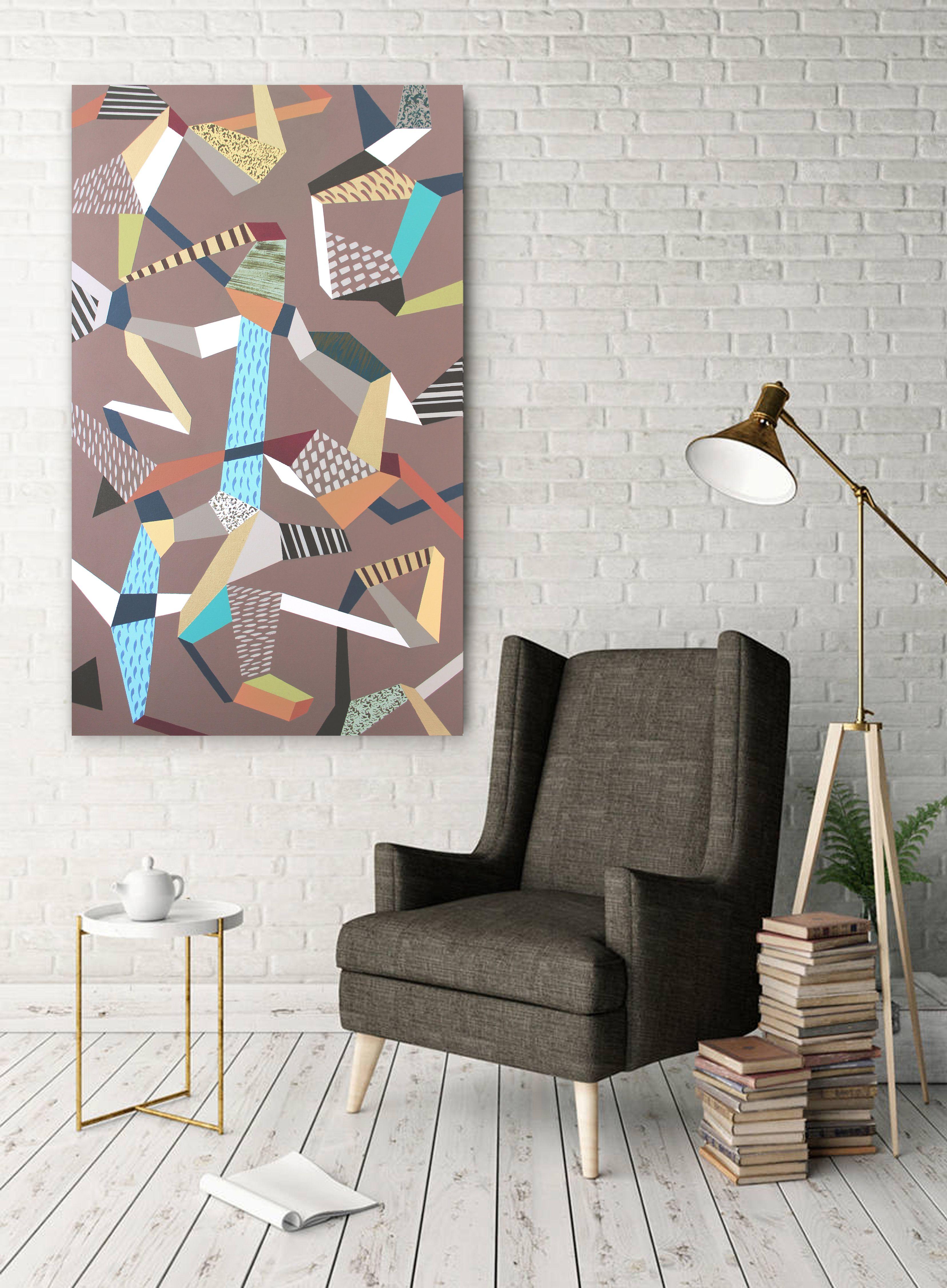 Play & Diversity 17, Painting, Acrylic on Canvas For Sale 1