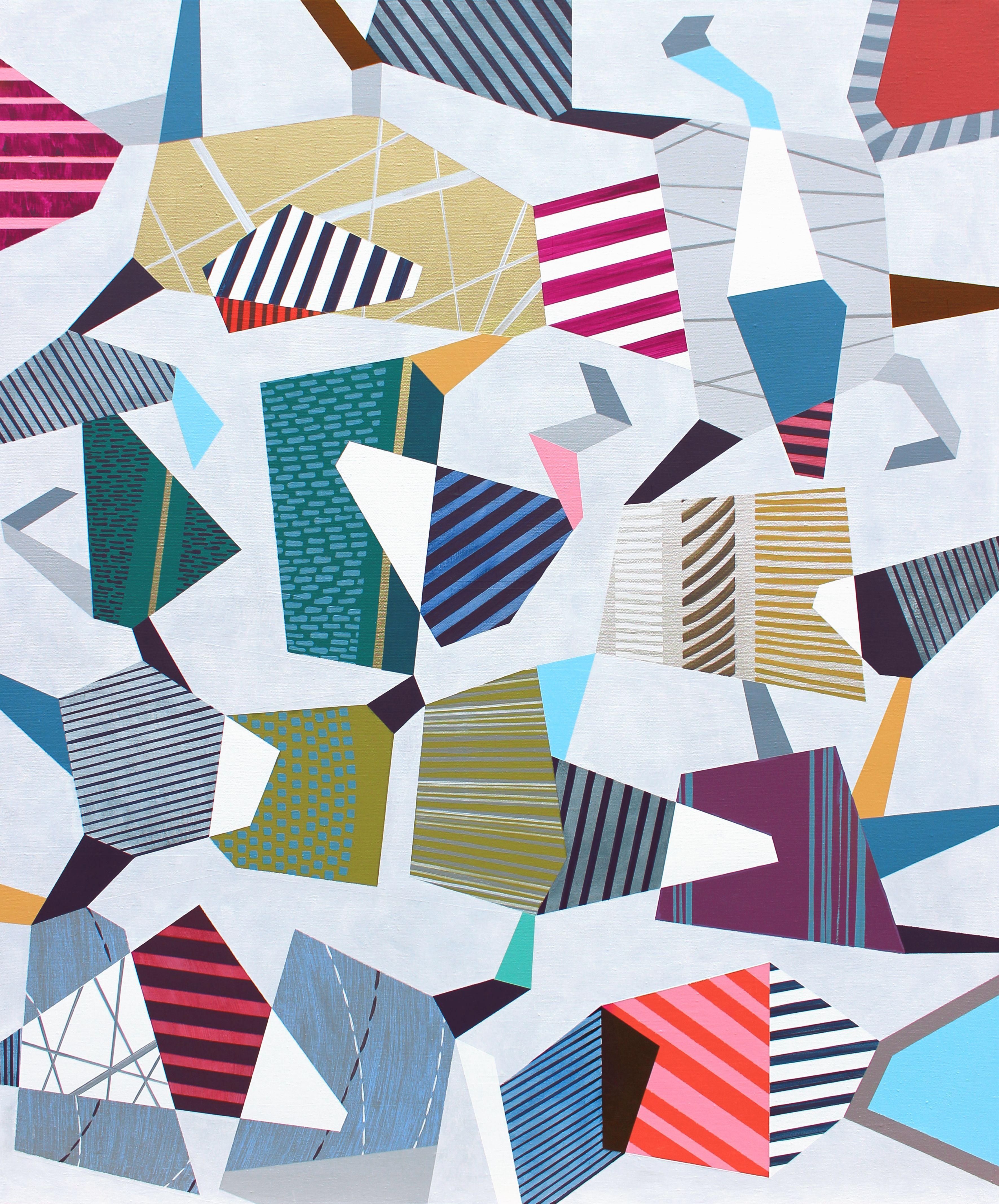 Spiel & Diversity 18, Gemälde, Acryl auf Leinwand