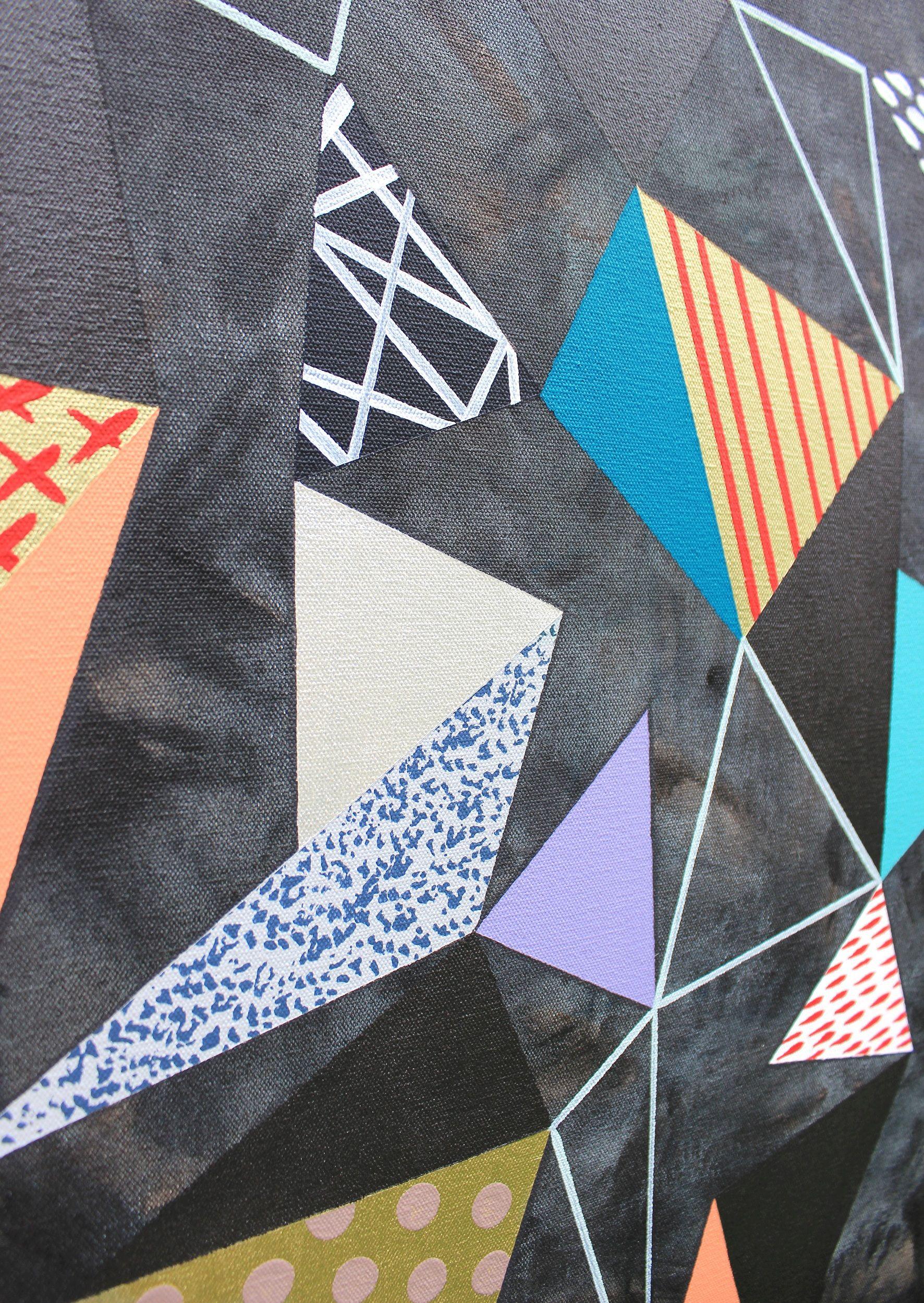 Triangles 6, Painting, Acrylic on Canvas For Sale 3