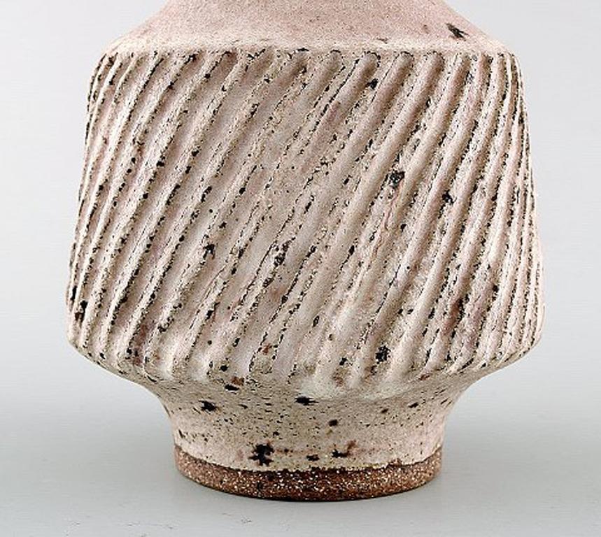Late 20th Century Lucie Rie, Austrian-Born British Potter, Large Modernist Unique Vase