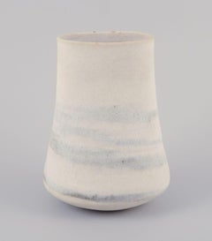 Lucie Rie, Austrian-born British ceramicist. Unique large modernist vase.