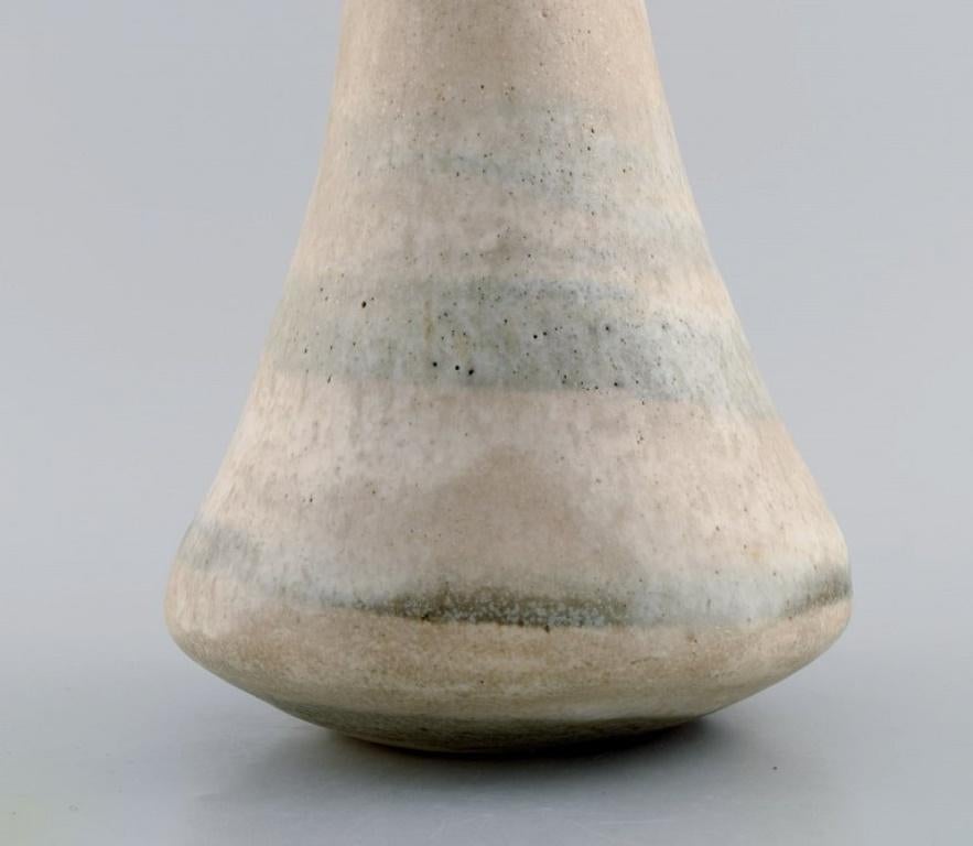 Stoneware Lucie Rie, Austrian-born British ceramist. Large modernist vase in stoneware For Sale