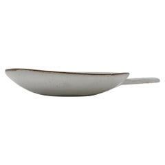 Lucie Rie; Handled Dish in Cream, Signed to Underside, 1950s