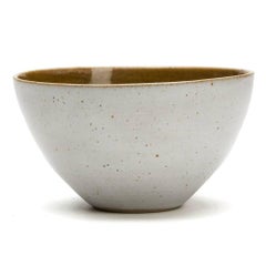 Lucie Rie & Hans Coper Studio Pottery Cuenco esmaltado con mostaza