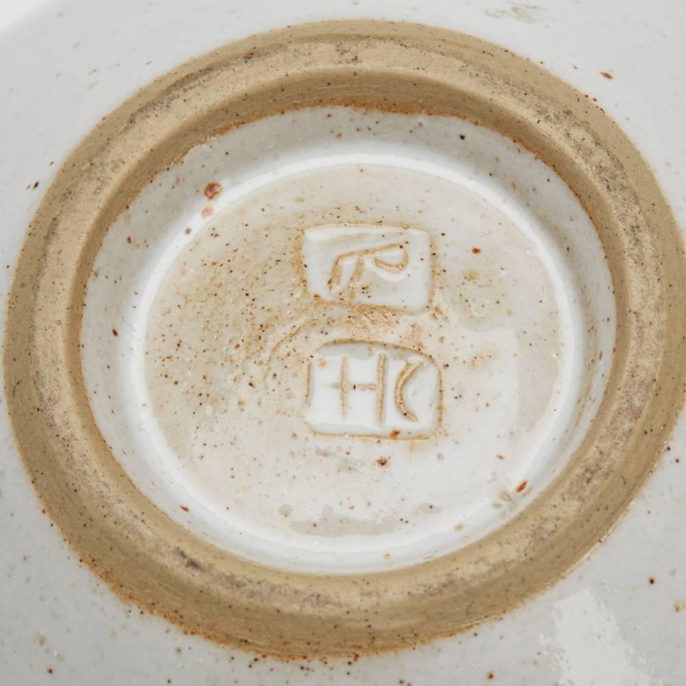 Lucie Rie & Hans Coper Studio Pottery Mustard Glazed Bowl In Excellent Condition For Sale In Bishop's Stortford, Hertfordshire