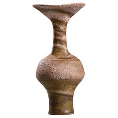 Lucie Rie Jarrón con labio abocinado Gres mixto Circa 1985