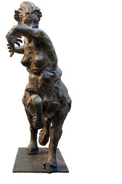 Centauro Scultura in bronzo Cavallo Mitologia umana In magazzino