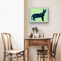 Jane, Lucie Sheridan Animal Art, Leopard Painting, Bright Art, Semi-Abstract Art