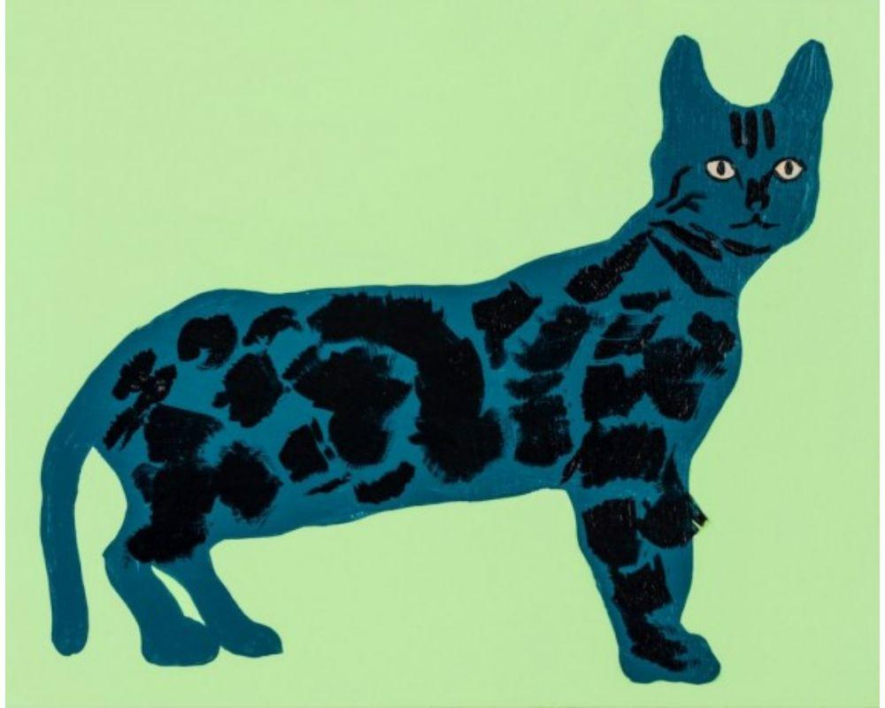 Jane Jane, Lucie Sheridan Tierkunst, Leopardenmalerei, helle Kunst, halb-abstrakte Kunst