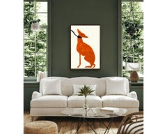 Mr Lurcher Acrylic on Canvas Painting by Lucie Sheridan, 2022