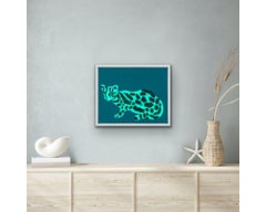 Scaredy Cat, Lucie Sheridan, Animal Art, Pop Art, Bright Contemporary Painting