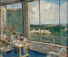 Scena di Parigi dopo la Liberazione