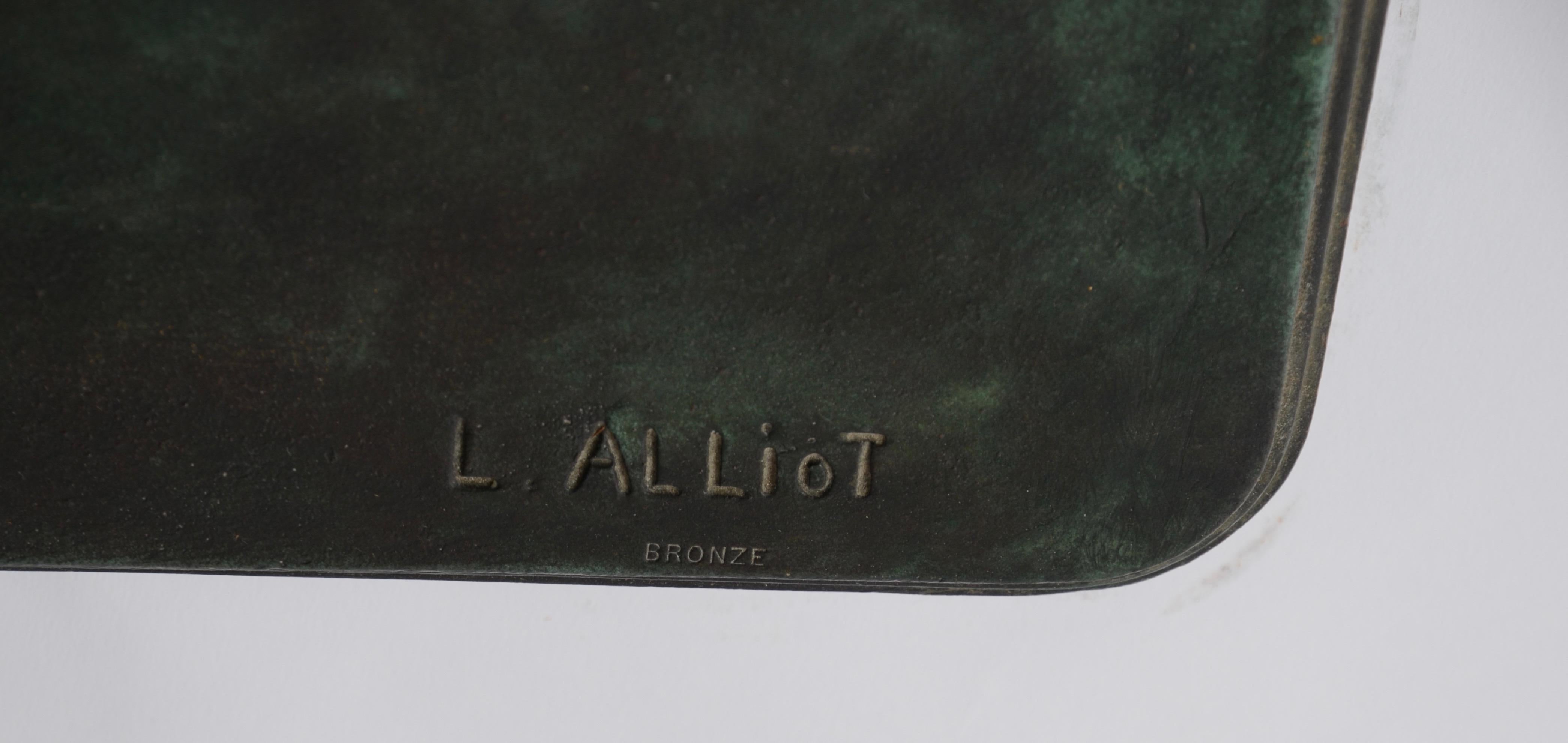 Lucien Alliot Sculpture, Bronze, France, 1920s 4