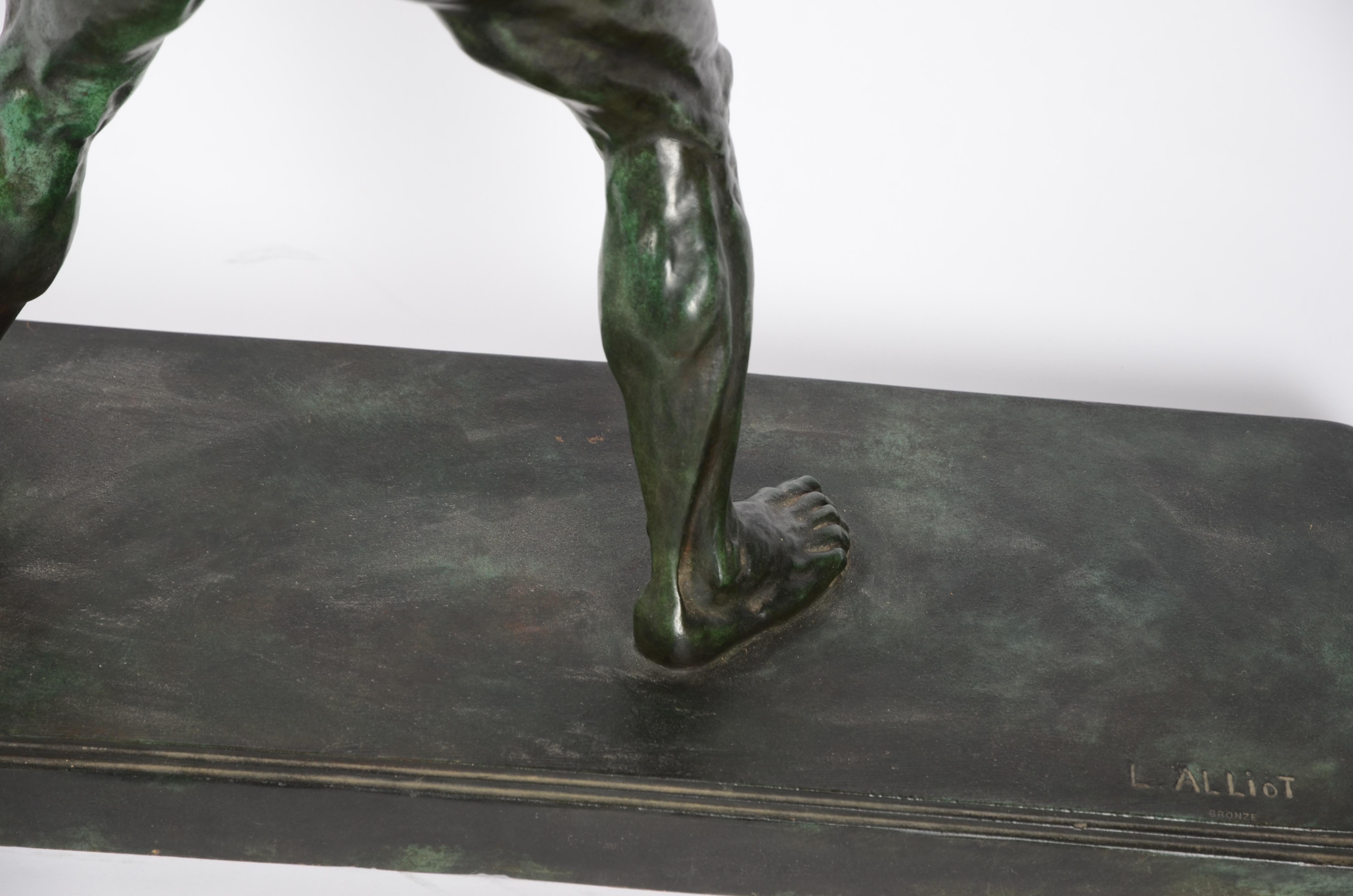 Lucien Alliot Sculpture, Bronze, France, 1920s 9