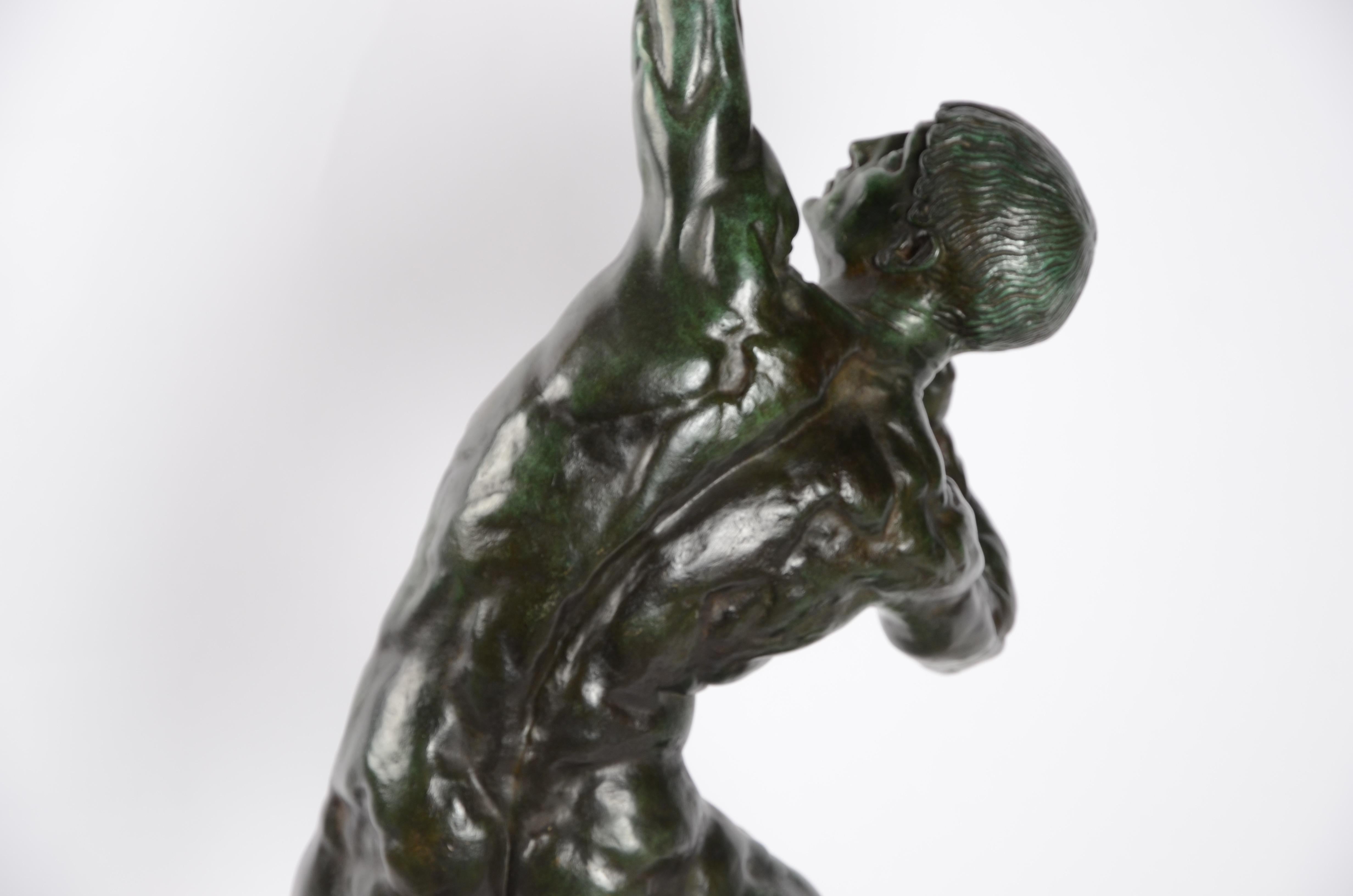 Lucien Alliot Sculpture, Bronze, France, 1920s 10