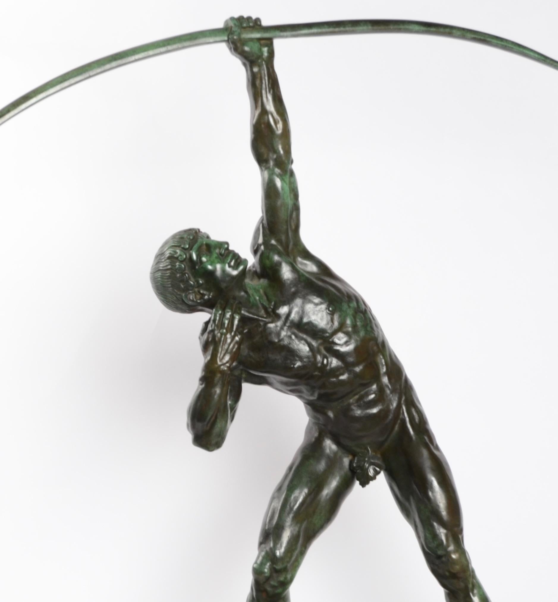 Lucien Alliot Sculpture, Bronze, France, 1920s 1