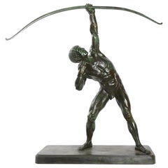 Lucien Alliot Sculpture, Bronze, France, 1920s