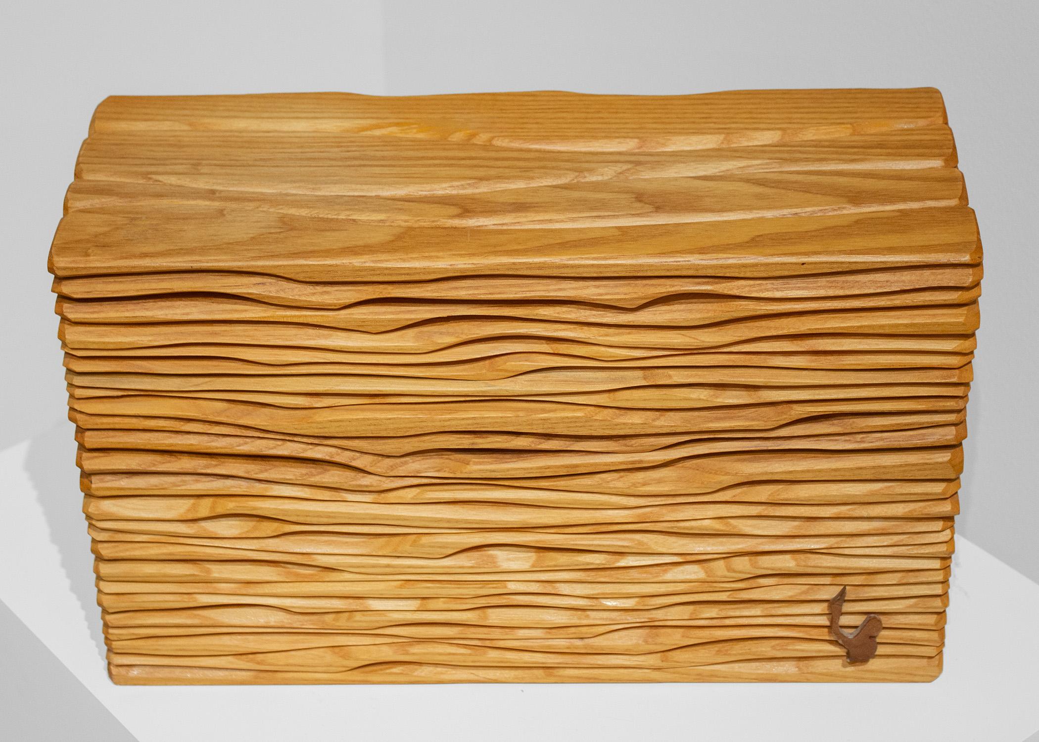 Bouleau Lucien Bénière Sculpture abstraite en bois de bouleau en vente