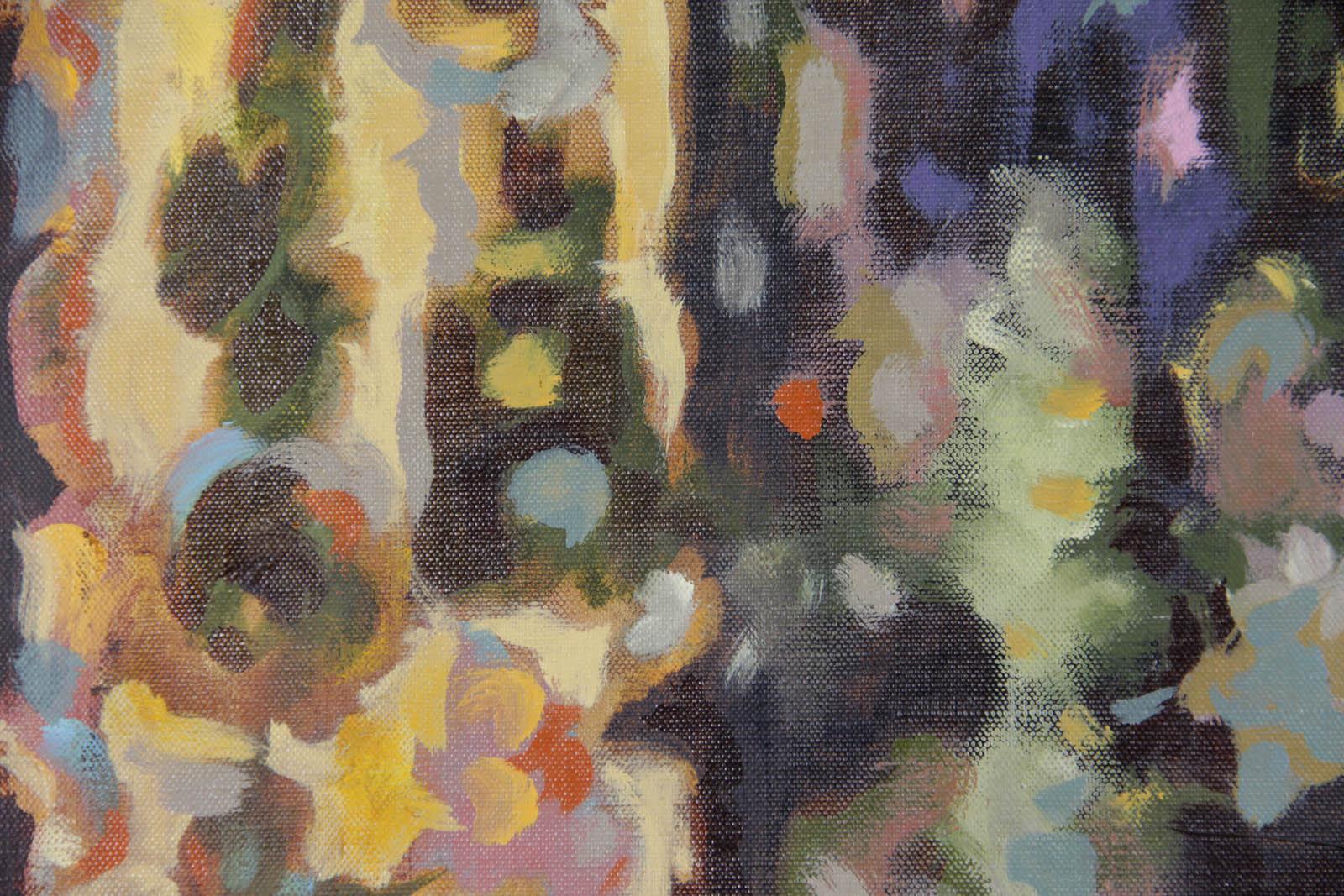 Visione béatifique - Abstract Painting Marrone di Lucien BEYER
