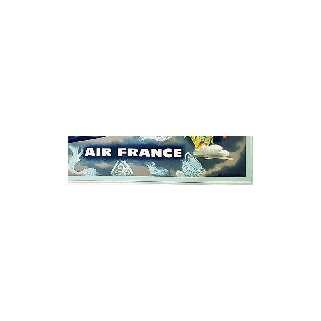 Originalplakat von Lucien Boucher – Air France Constellation, Original 3