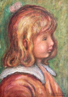 Auguste Renoir"s last student: portrait of Renoir"s son painting