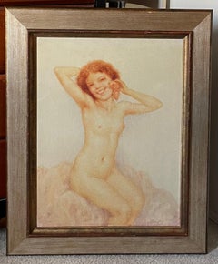 Antique NUDE WITH RED HAIR