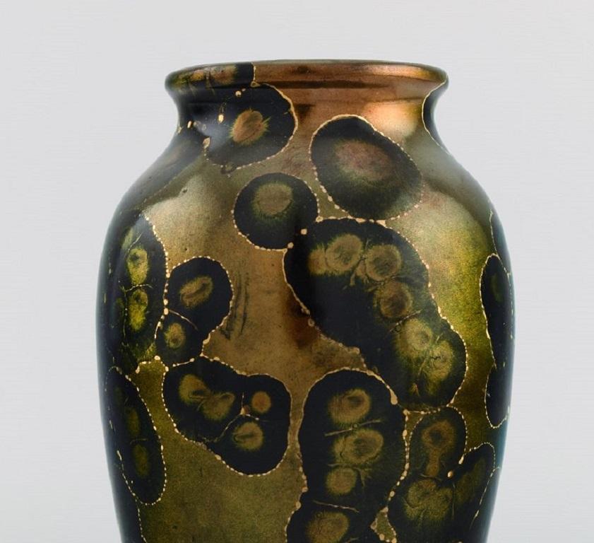 Lucien Brisdoux, France, Vase in Glazed Stoneware, 1930s/40s In Excellent Condition For Sale In Copenhagen, DK