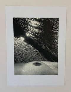 Female Nude Study by Lucien Clergue Vintage print