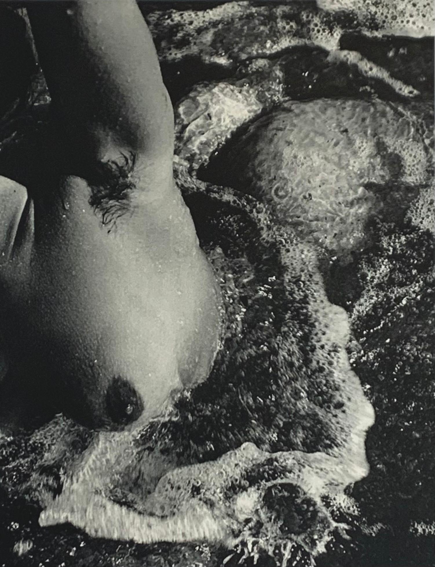 Female Nude Study by Lucien Clergue Vintage print