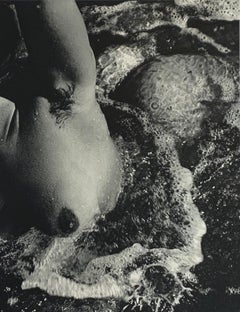 Female Nude Study by Lucien Clergue Used print