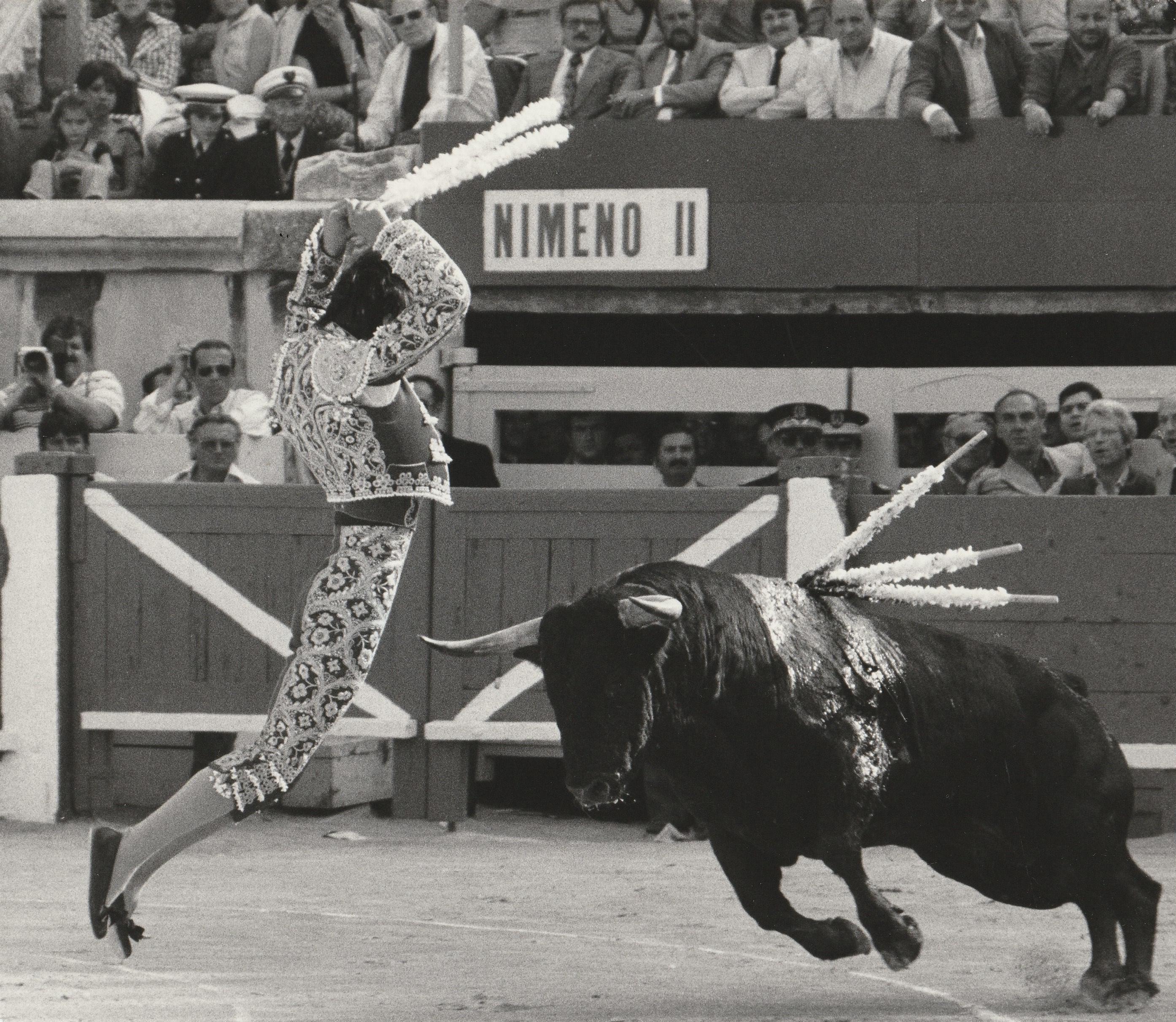 Lucien Clergue Black and White Photograph - Nimeño II, Nîmes