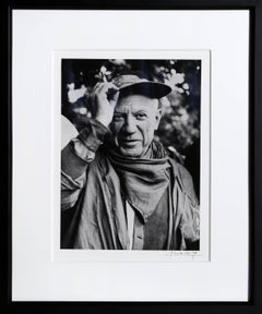 Vintage Portrait of Picasso, Nimes, 1959 by Lucien Clergue