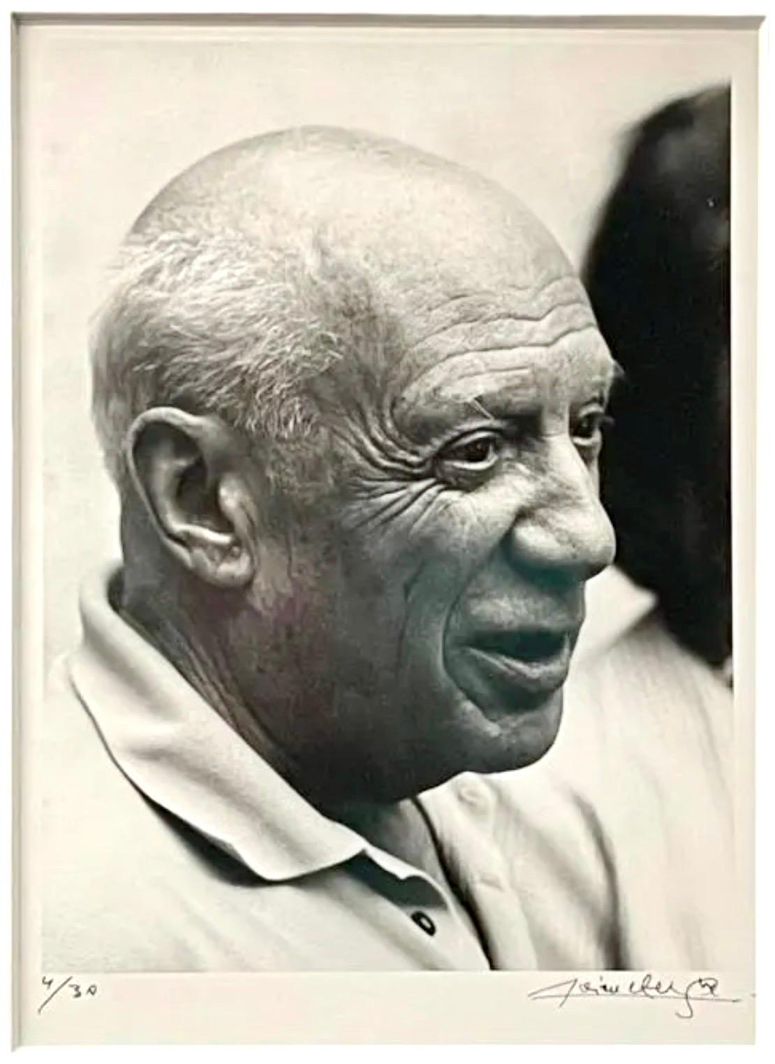 Silver Gelatin Photograph Hand Signed Photo Pablo Picasso Arles Lucien Clergue en vente 1