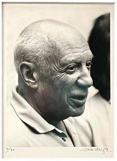 Silver Gelatin Photograph Hand Signed Photo Pablo Picasso Arles Lucien Clergue