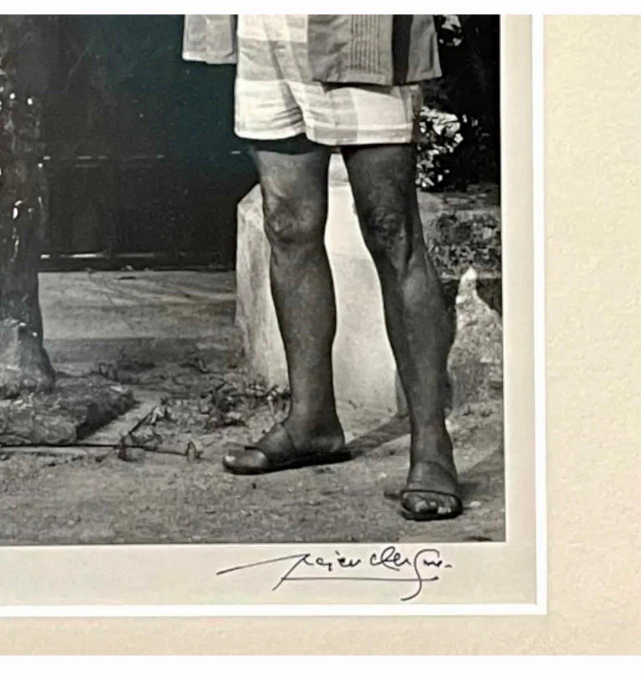 Photographie à la gélatine argentique signée à la main Photo Pablo Picasso Garden Lucien Clergue en vente 3