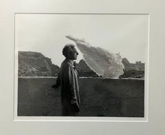 Jean Cocteau and Sphinx Silver Gelatin Print, Modern, Signed, 1959