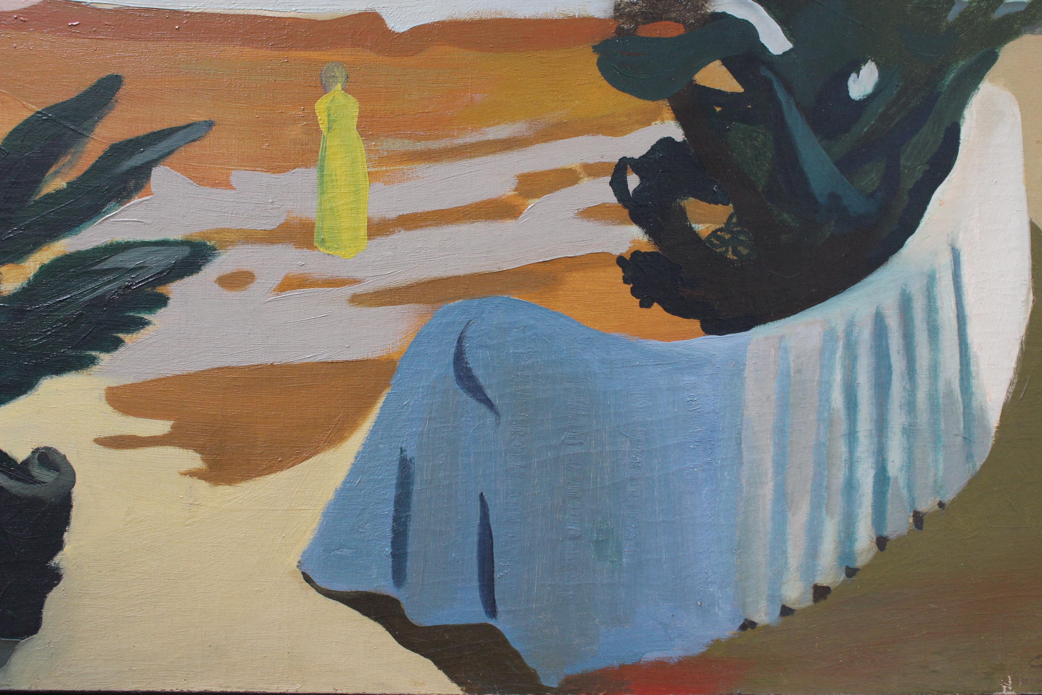 Personaggi in un paesaggio surrealista in vendita 14