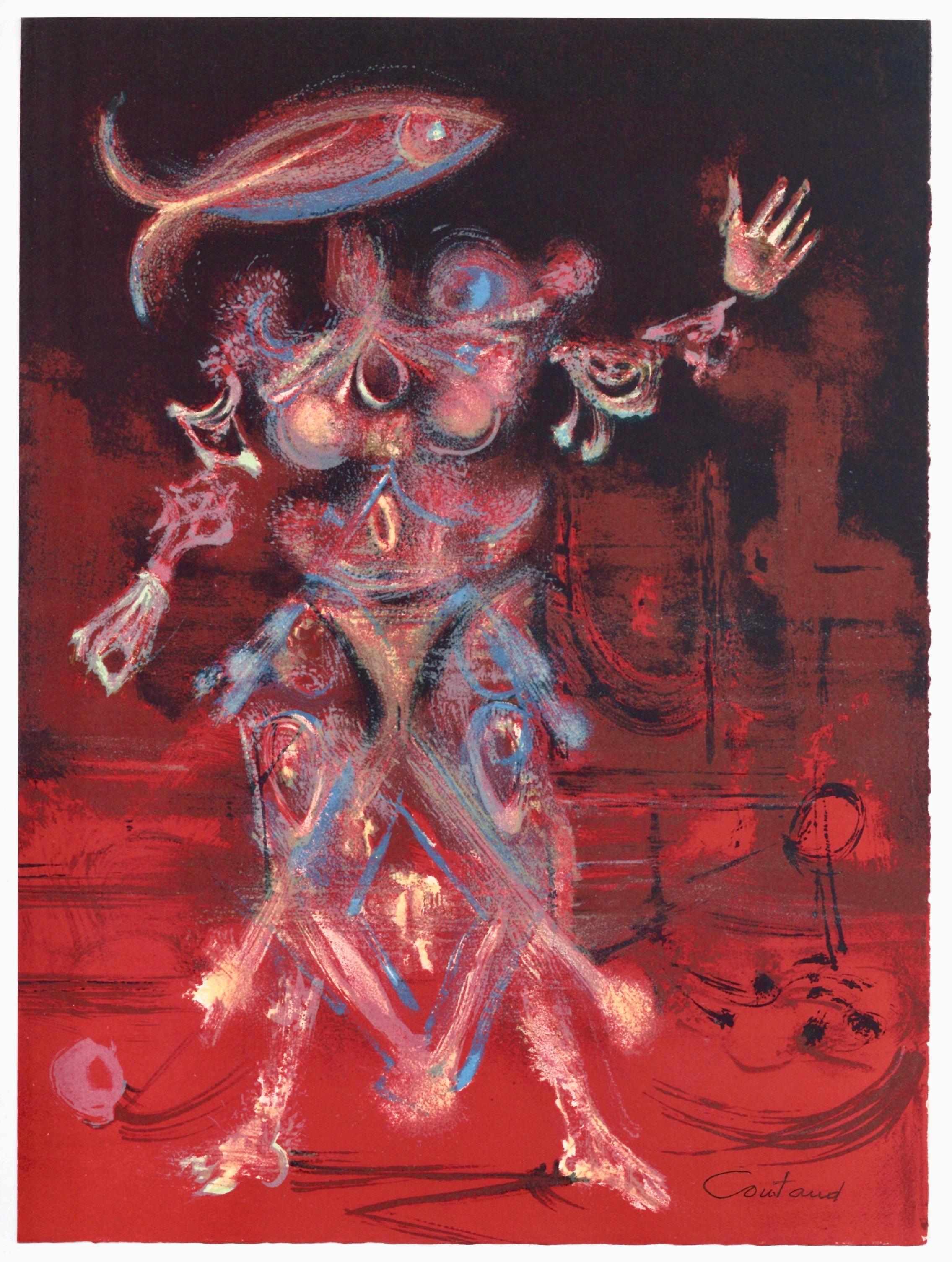 Composición, Variaciones sobre el imaginario, Lucien Coutaud en venta 5