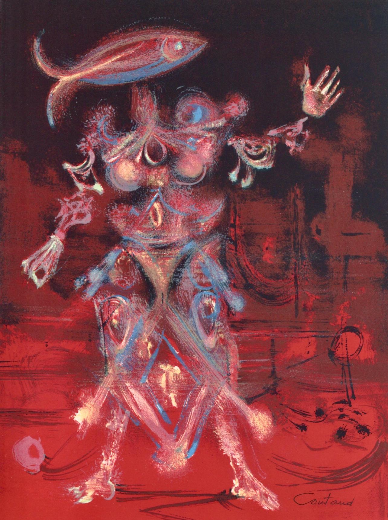Litografía sobre papel vélin de Rives. Inscripción: firmada a mano y sin numerar, tal como se emitió. Buen estado. Notas: Del folio, Variations sur l'imaginaire, 1972. Publicado por Philippe Lebaud, Éditeur, París; impreso por Atelier Edmond et