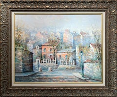 « Le Apin Agile », Lucien Delarue, Impressionniste, Paris, 24 x 29 pouces, huile originale