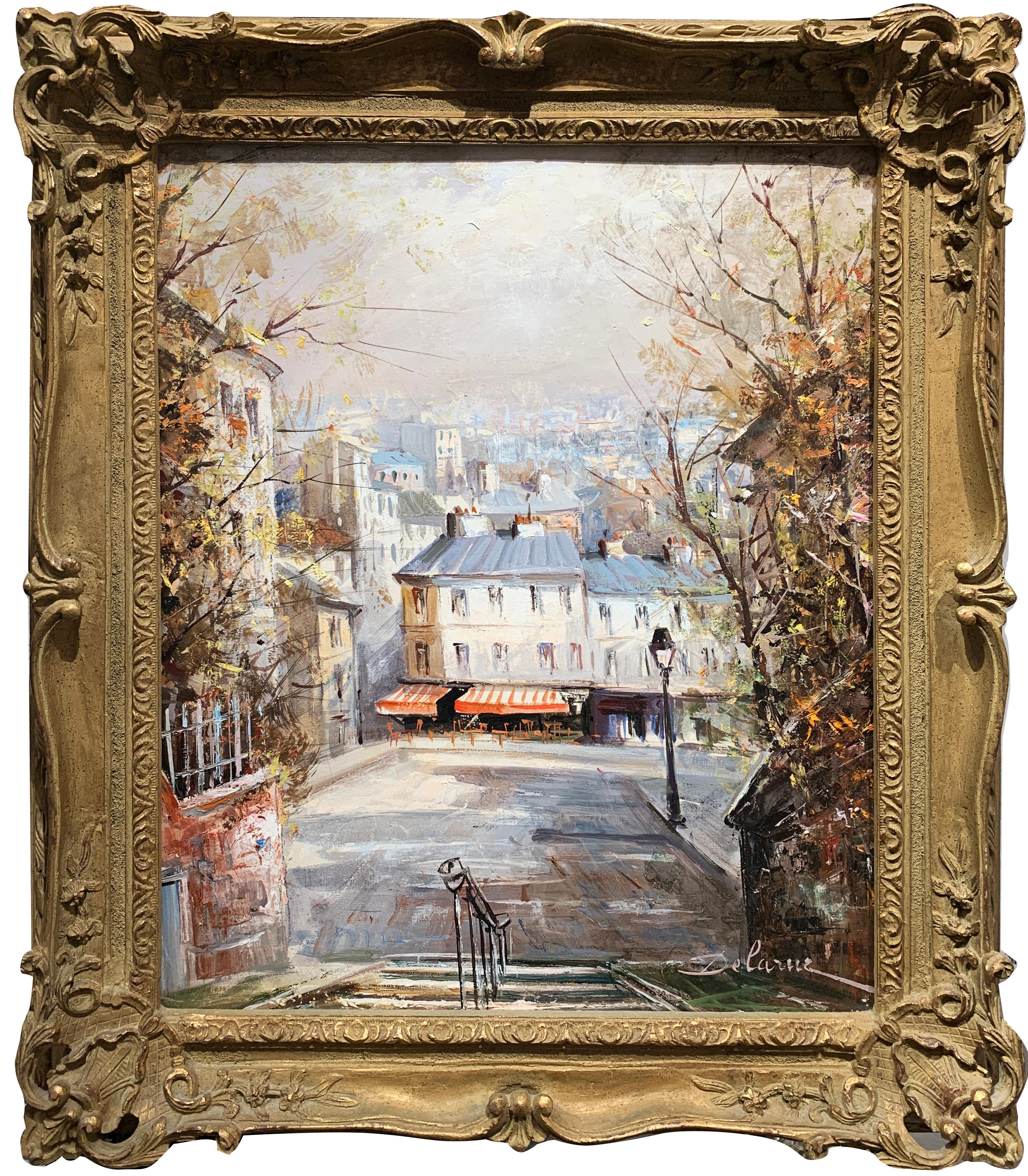 Lucien Delarue est connu dans le monde entier comme un artiste qui capture fidèlement l'atmosphère romantique de Paris. Son célèbre sujet des 