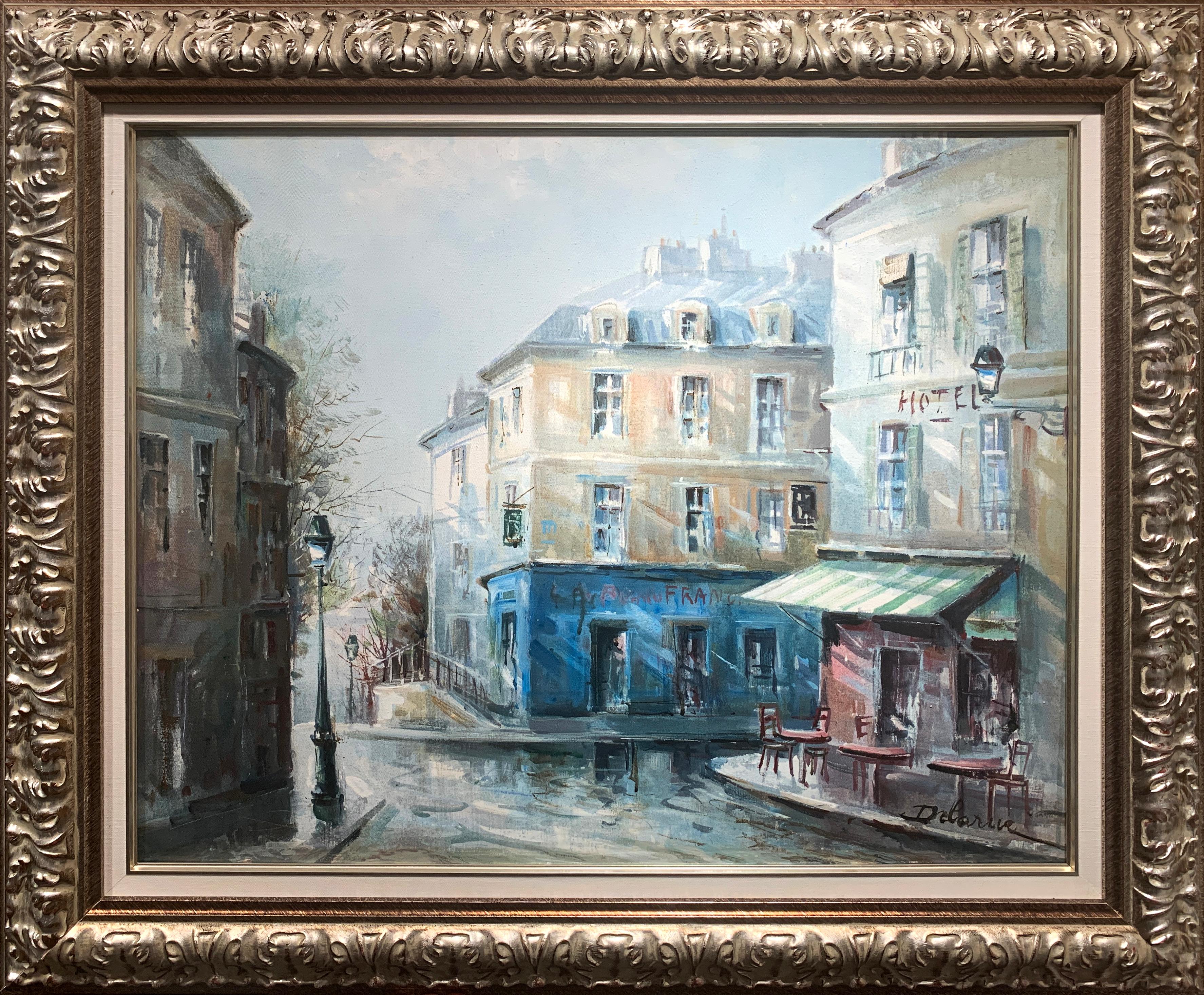 Lucien Delarue est connu internationalement comme un artiste qui capture fidèlement les ambiances romantiques de Paris. Son célèbre sujet des 