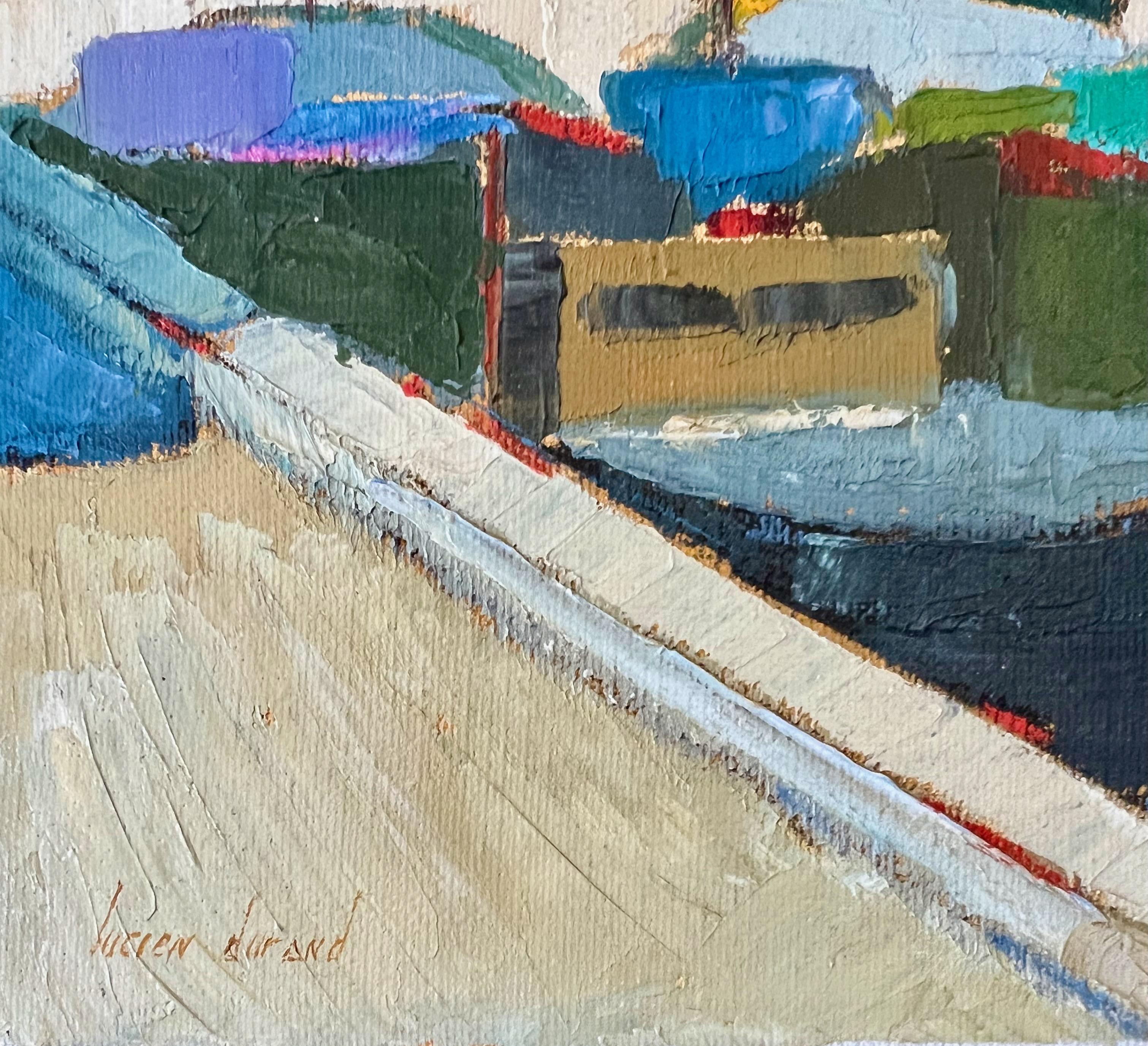 France, City- Paris - Painting by Lucien Durand