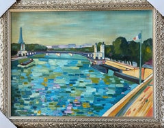Vintage untitled impressionist lanscape Paris