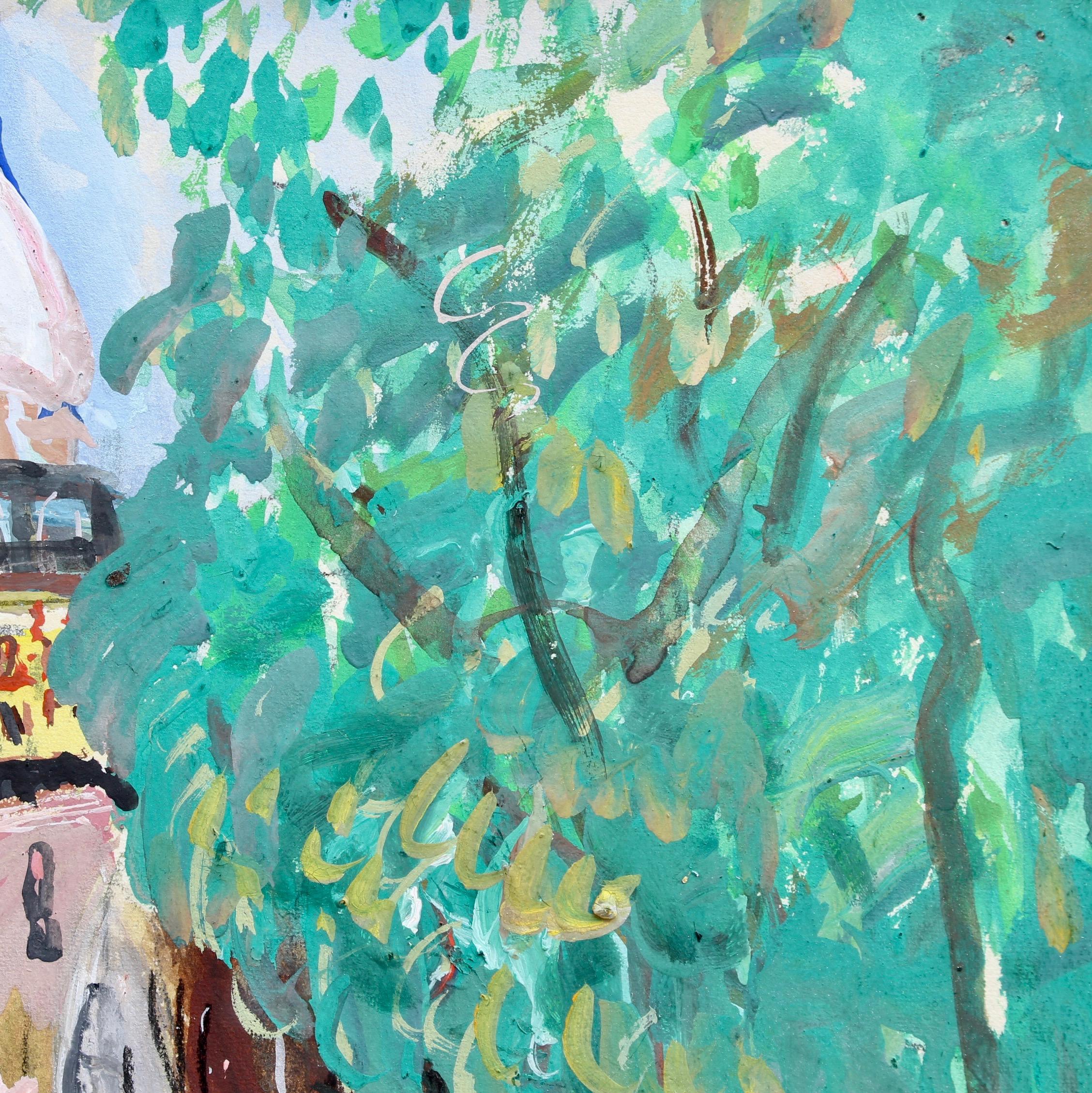 'View of Montmartre from Rue Lepic', gouache on paper (circa 1930s), by Lucien Génin. Montmartre became a hub for European artists in the late 19th century. Many of the era’s most renowned painters called Lepic home during this period, the most