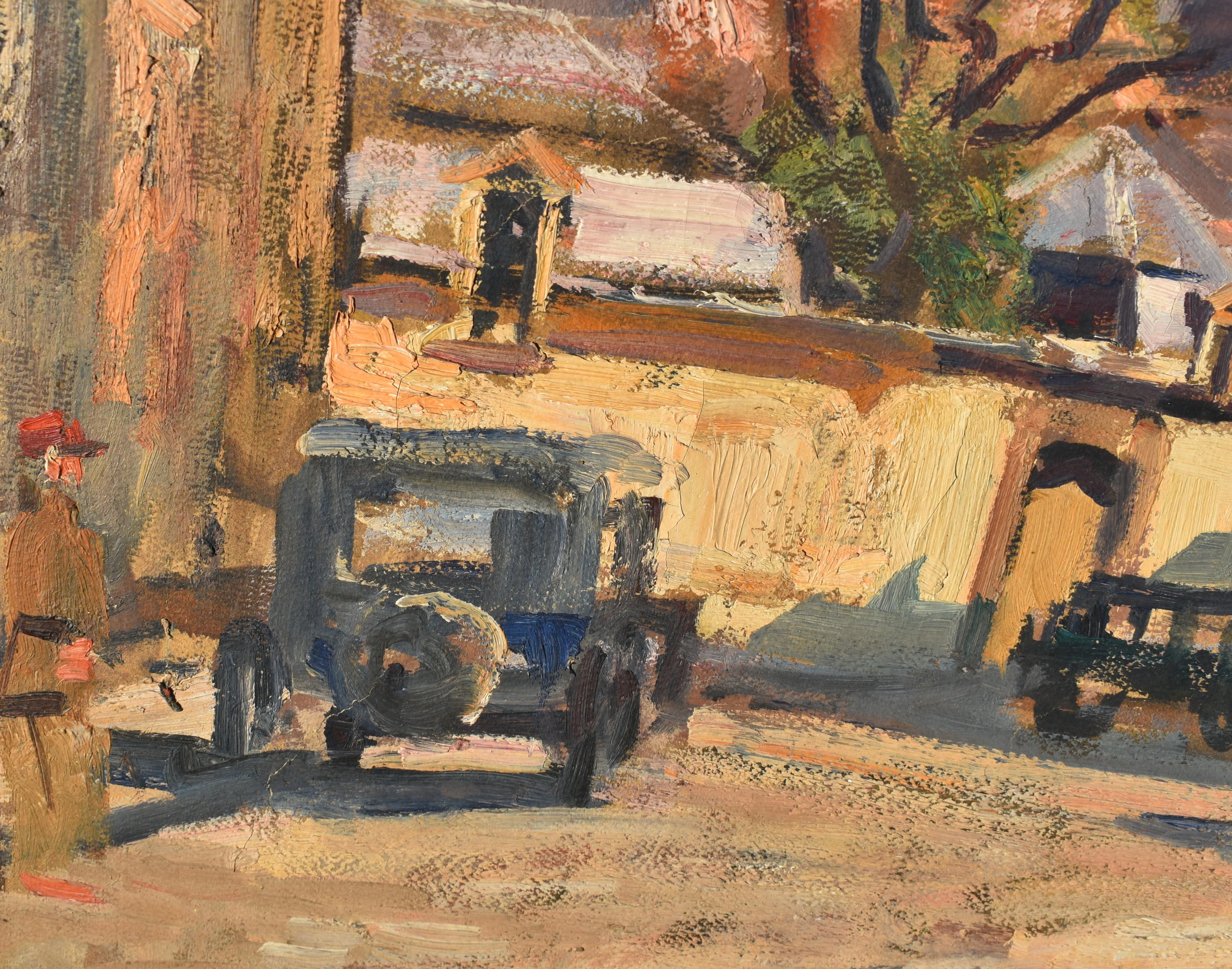 Lucien Hector JONAS (1880-1947)  Französisches postimpressionistisches Ölgemälde von Dijon im Angebot 2