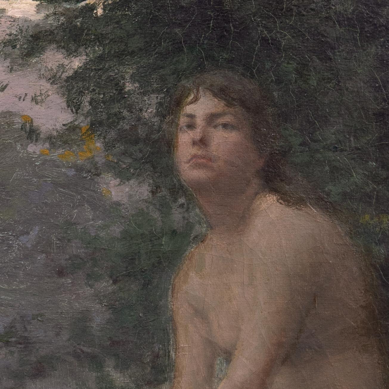 'Bather at Dusk', Salon des Artistes Français, École des Beaux-Arts, Paris For Sale 1